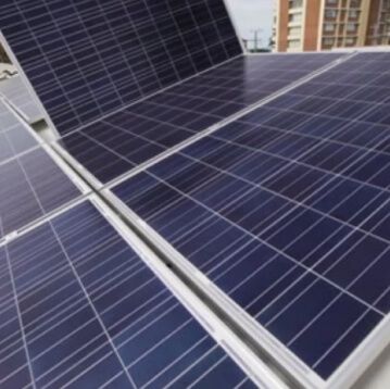 Solar panel installation